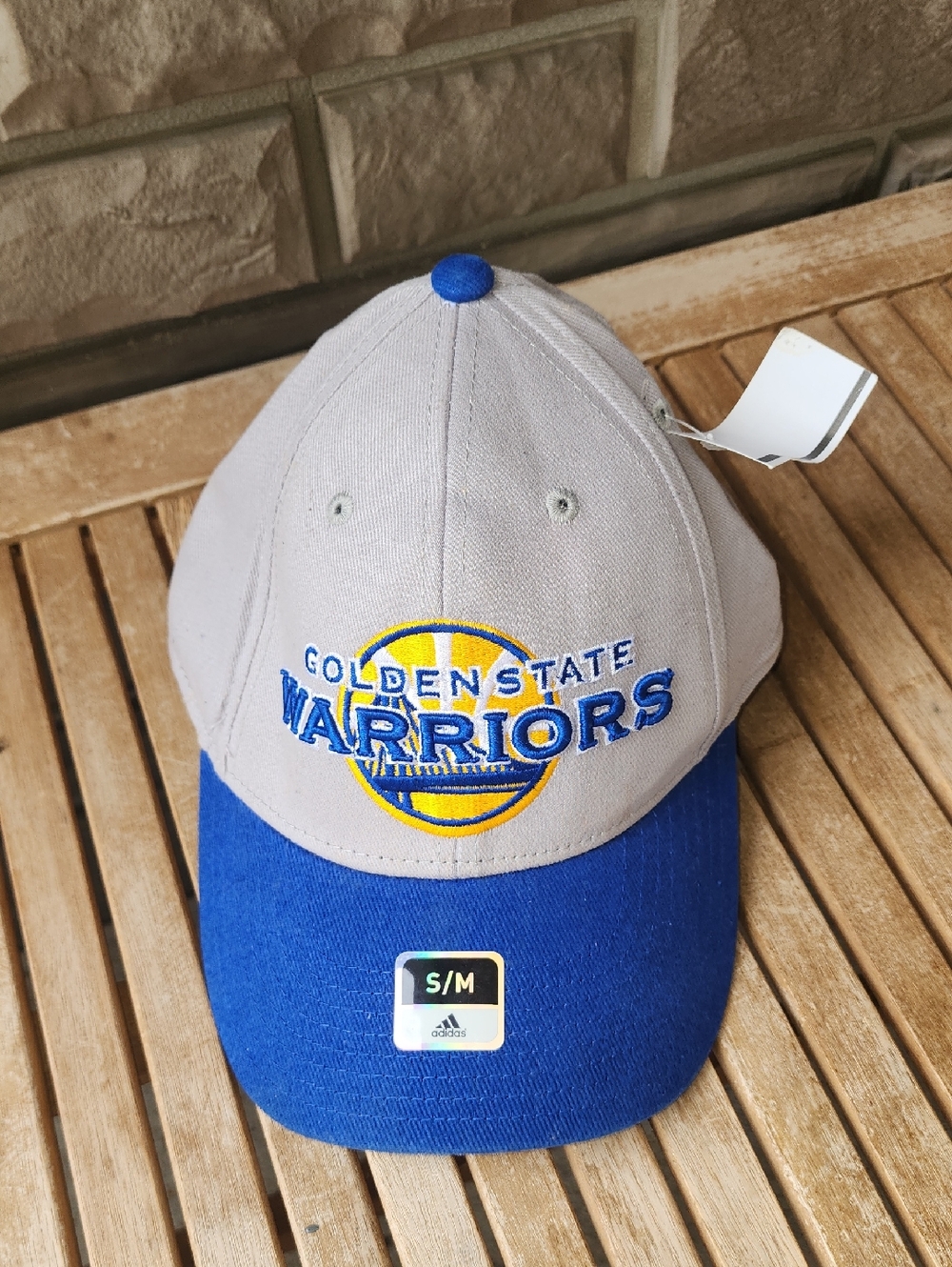 New Adidas Golden State Warriors Embroidered Fitted Baseball Cap
